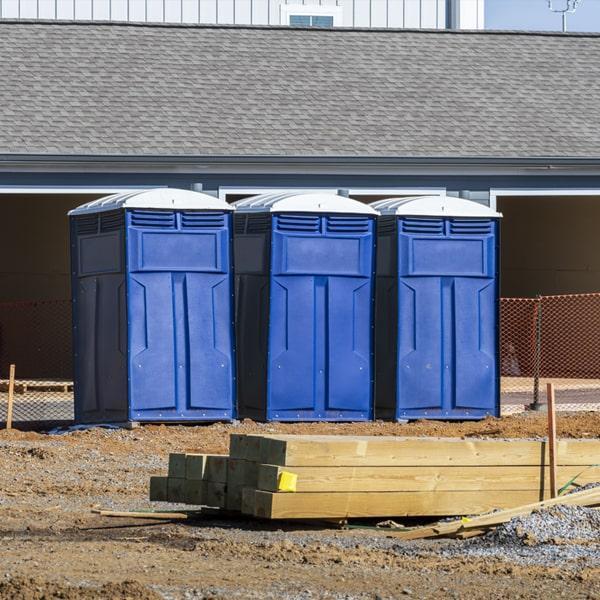 Heavy-duty construction site porta potty in Sebring, Florida